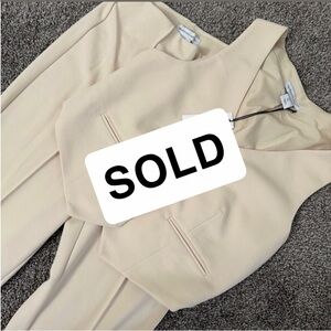 cupcakes & cashmere Cream Women's Pantsuit- SOLD